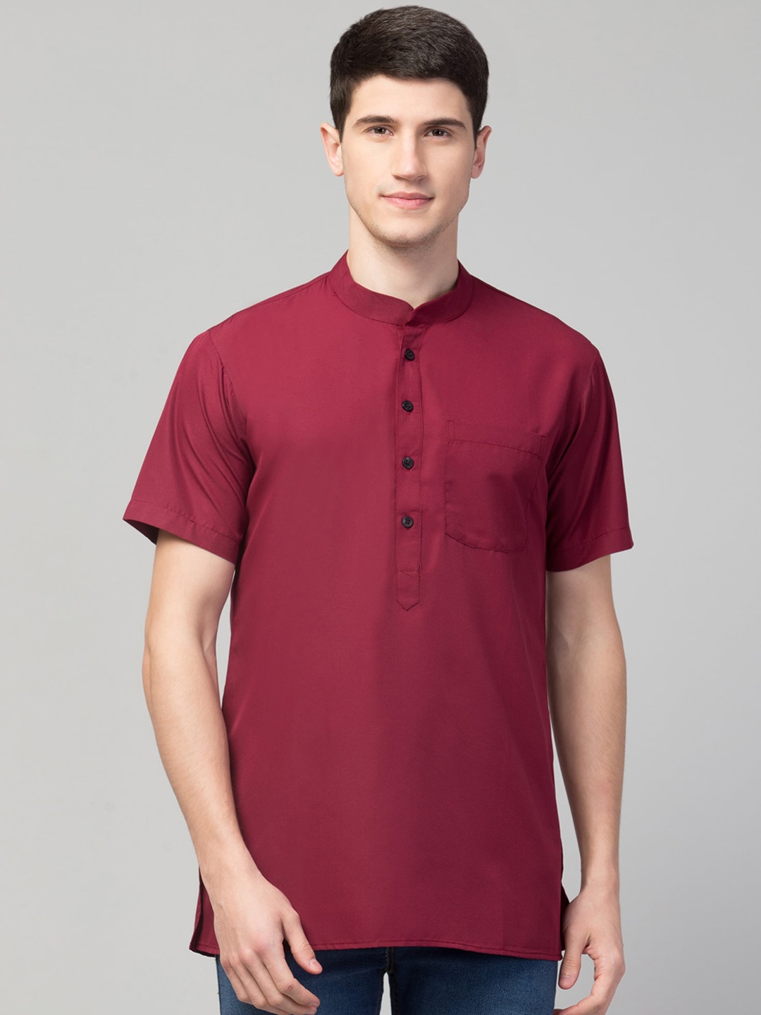 

Waahiba Men Maroon Kurta