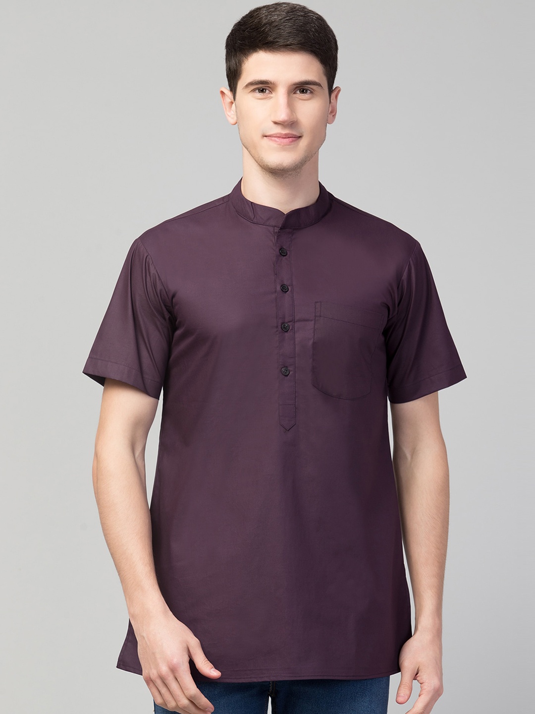 

Waahiba Men Coffee Brown Kurta