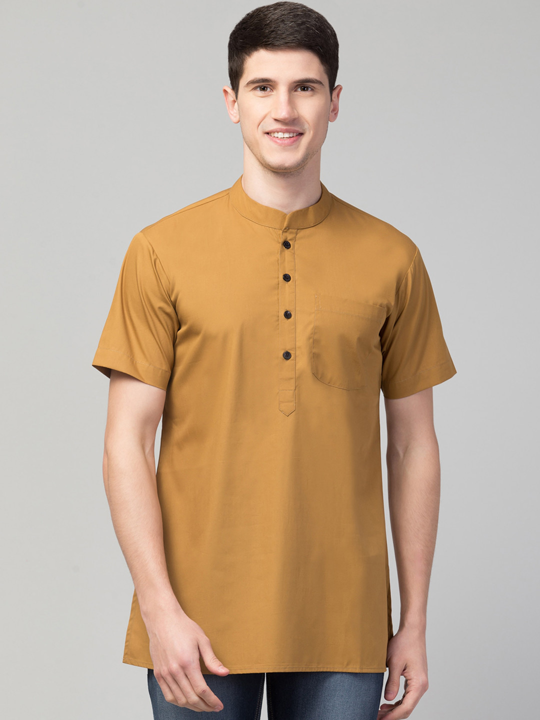 

Waahiba Men Coffee Brown Kurta