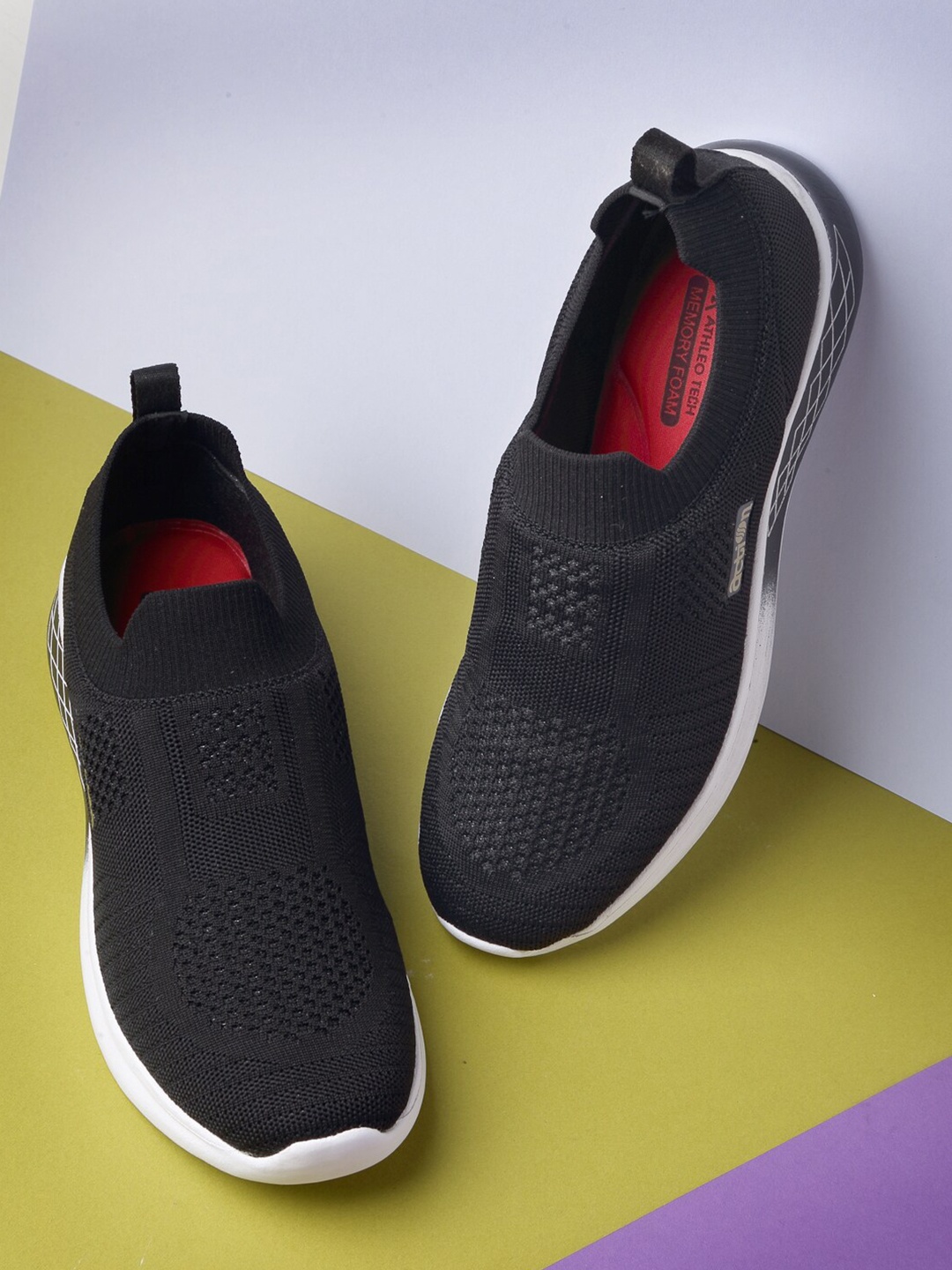 

Action Men Black Mesh Running Non-Marking Shoes