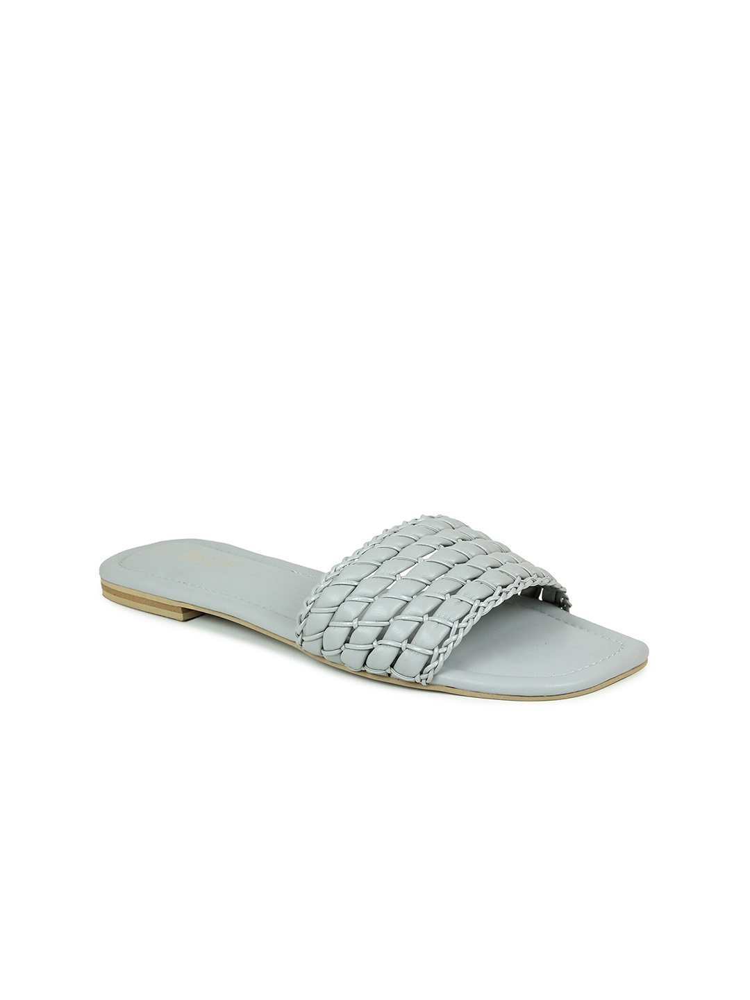 

Inc 5 Women Grey Open Toe Flats