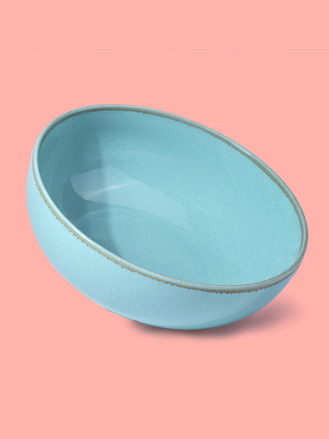

SHAY Blue 1 Pieces Porcelain Glossy Large Bowls