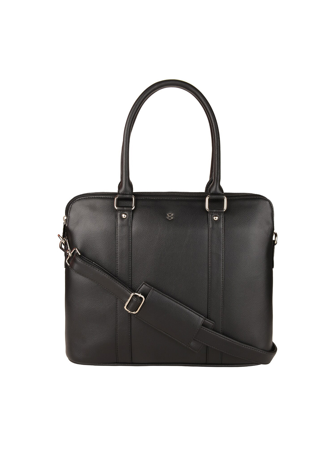 

HORRA Men Black Textured Laptop Bag- 11"