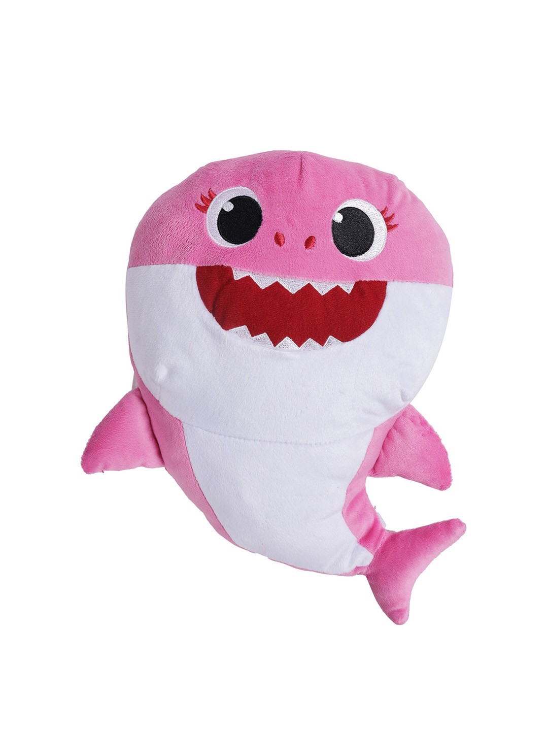 

pinkfong BABY SHARK Kids Pink Shark Shaped Soft Toy