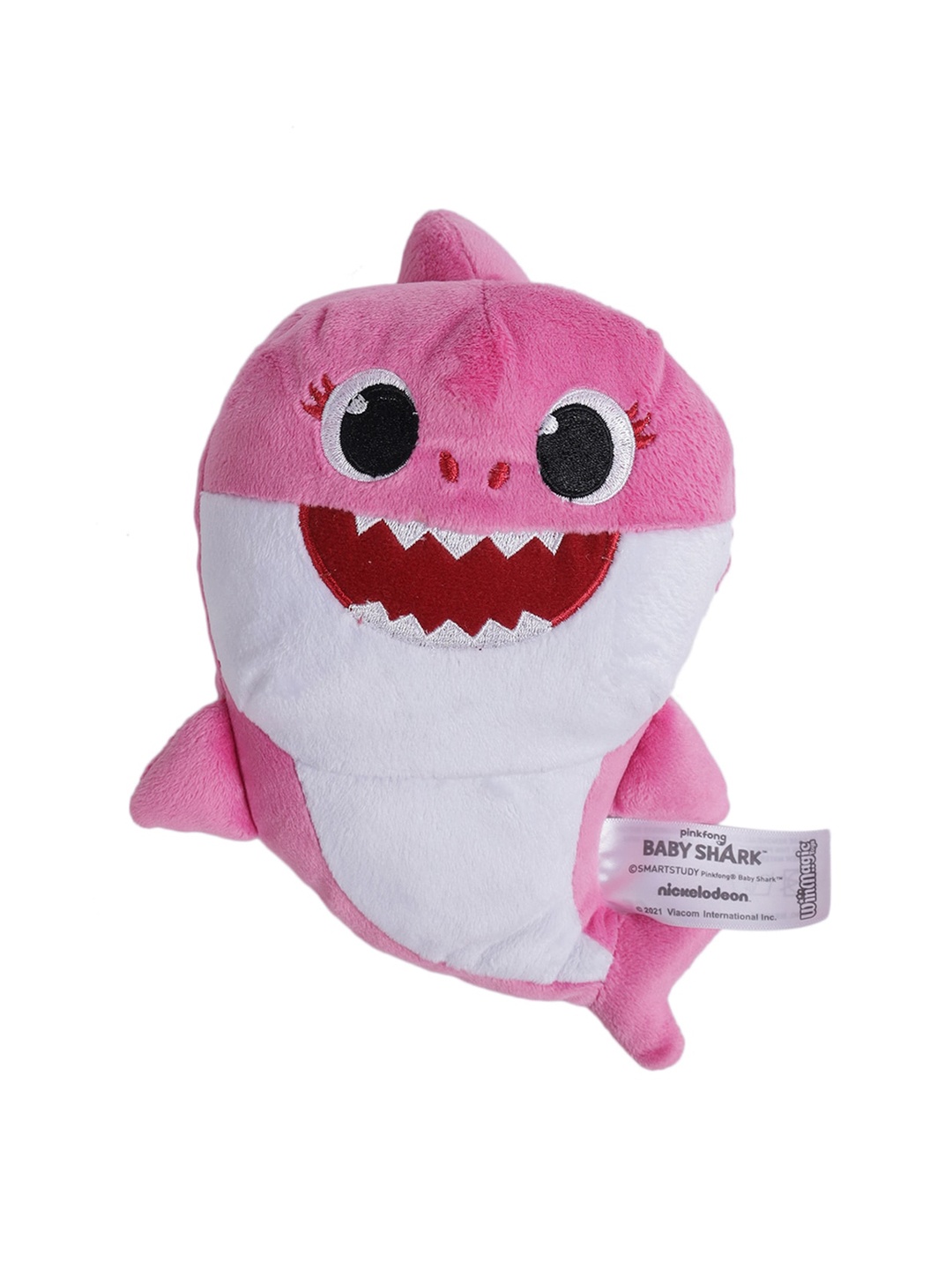 

pinkfong BABY SHARK Kids Pink Baby Shark Plush Sing and Light up Plush Toy