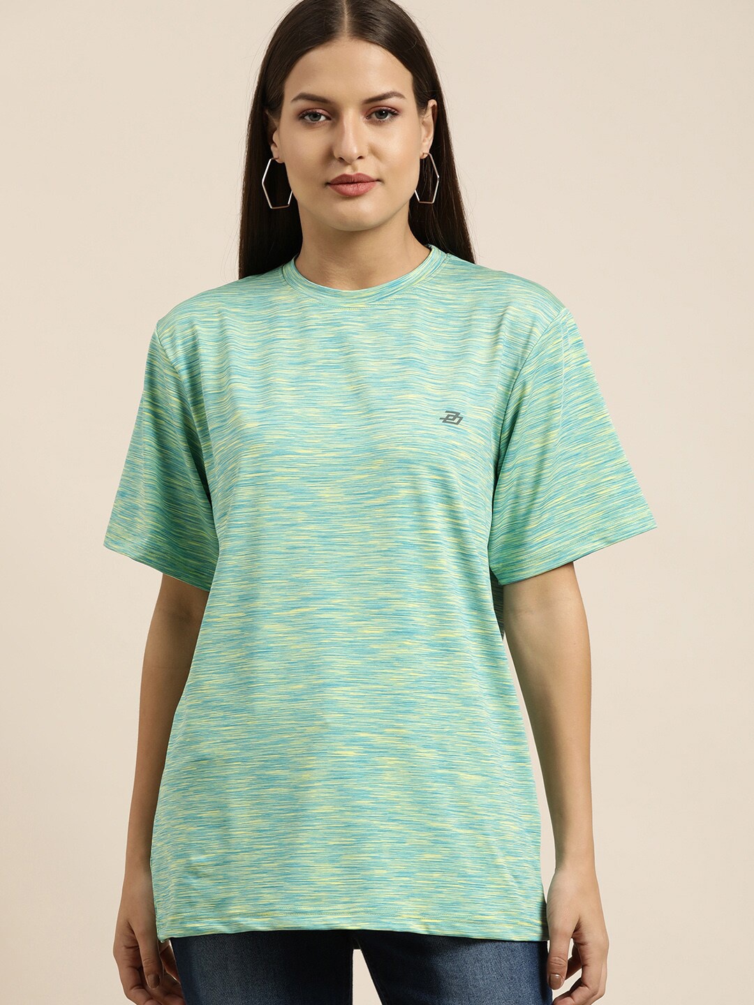 

Difference of Opinion Women Green Loose T-shirt