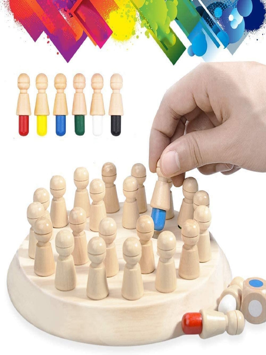 

CHOCOZONE Kids Brown Chess Board Activity Games