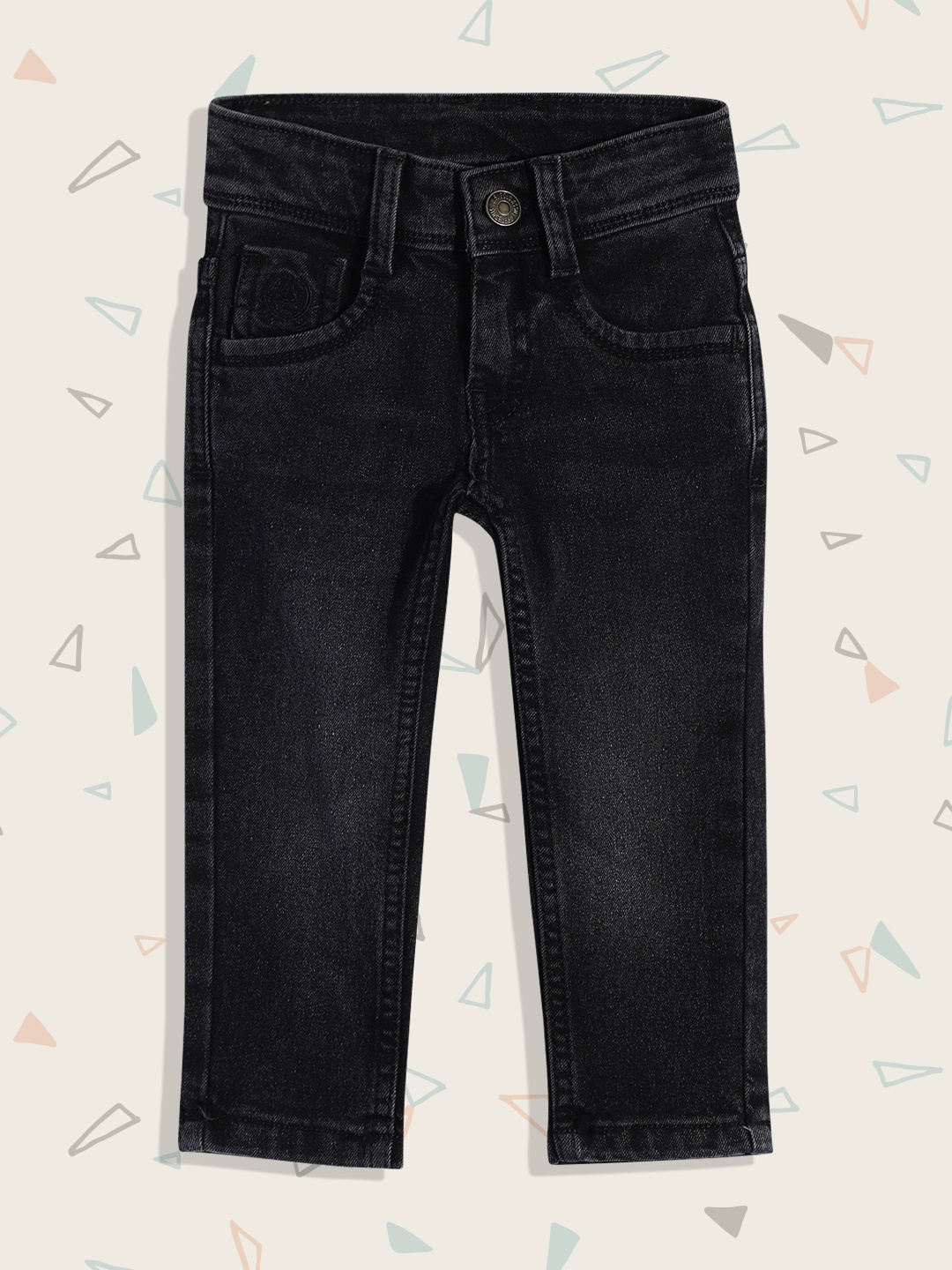 

U.S. Polo Assn. Kids Boys Charcoal Grey Stretchable Jeans