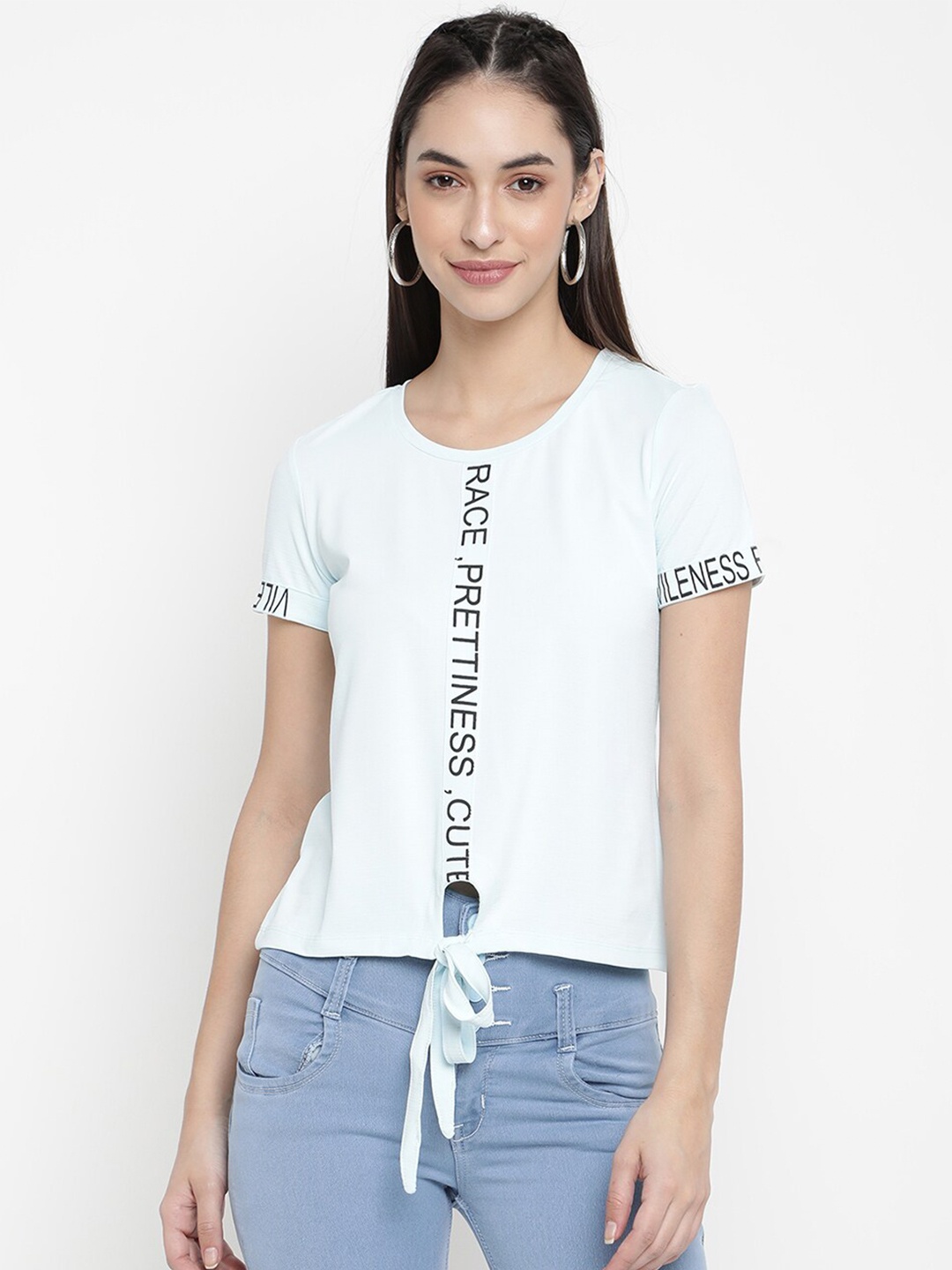 

V2 Value & Variety Blue Print Top