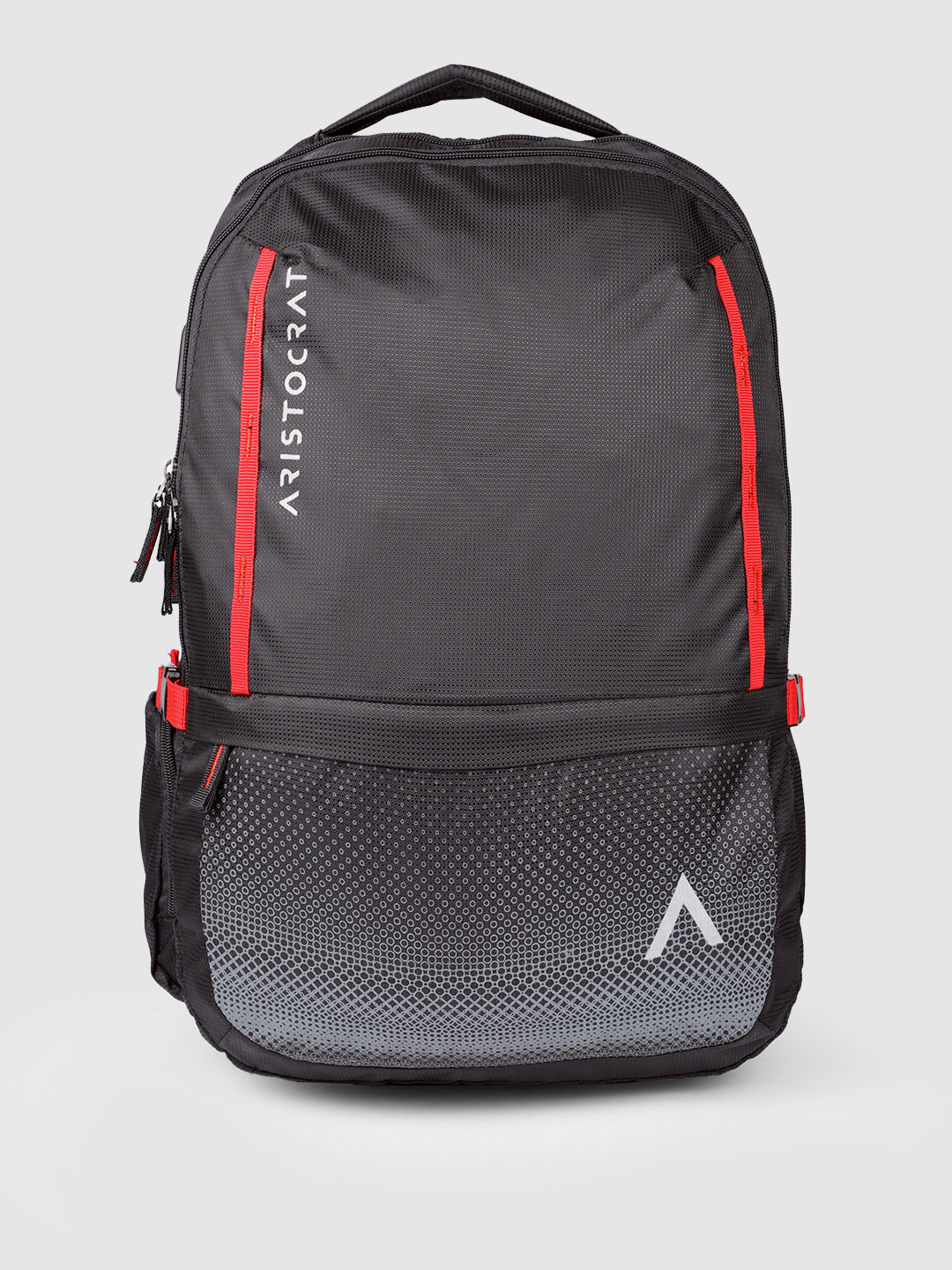 

Aristocrat Unisex Black Graphic Regal Backpack