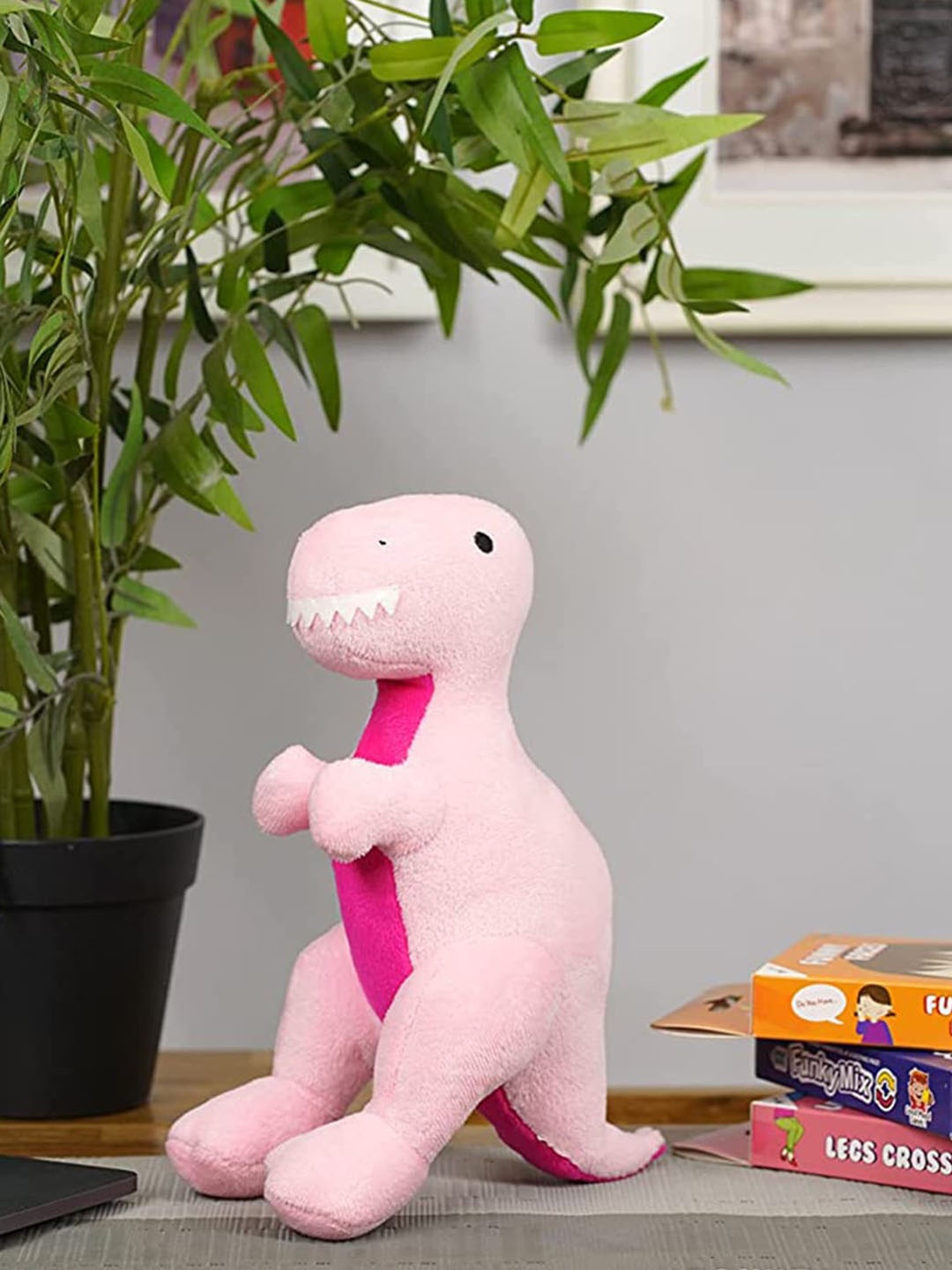

FURRENDZ Pink Dynamic Dino Plush Soft Toy