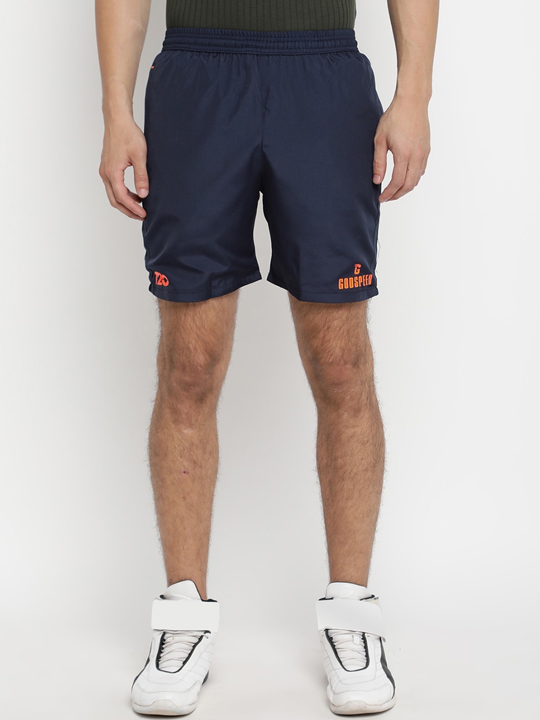 

V2 Value & Variety Men Navy Blue High-Rise Shorts