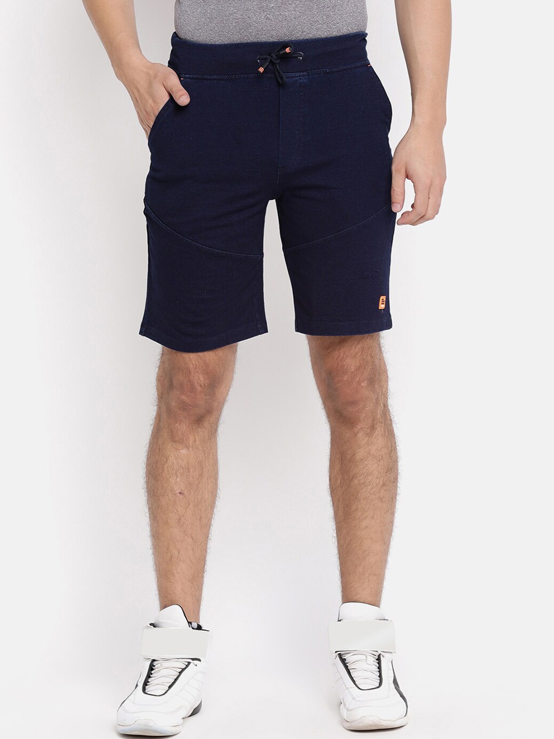 

V2 Value & Variety Men Blue High-Rise Shorts