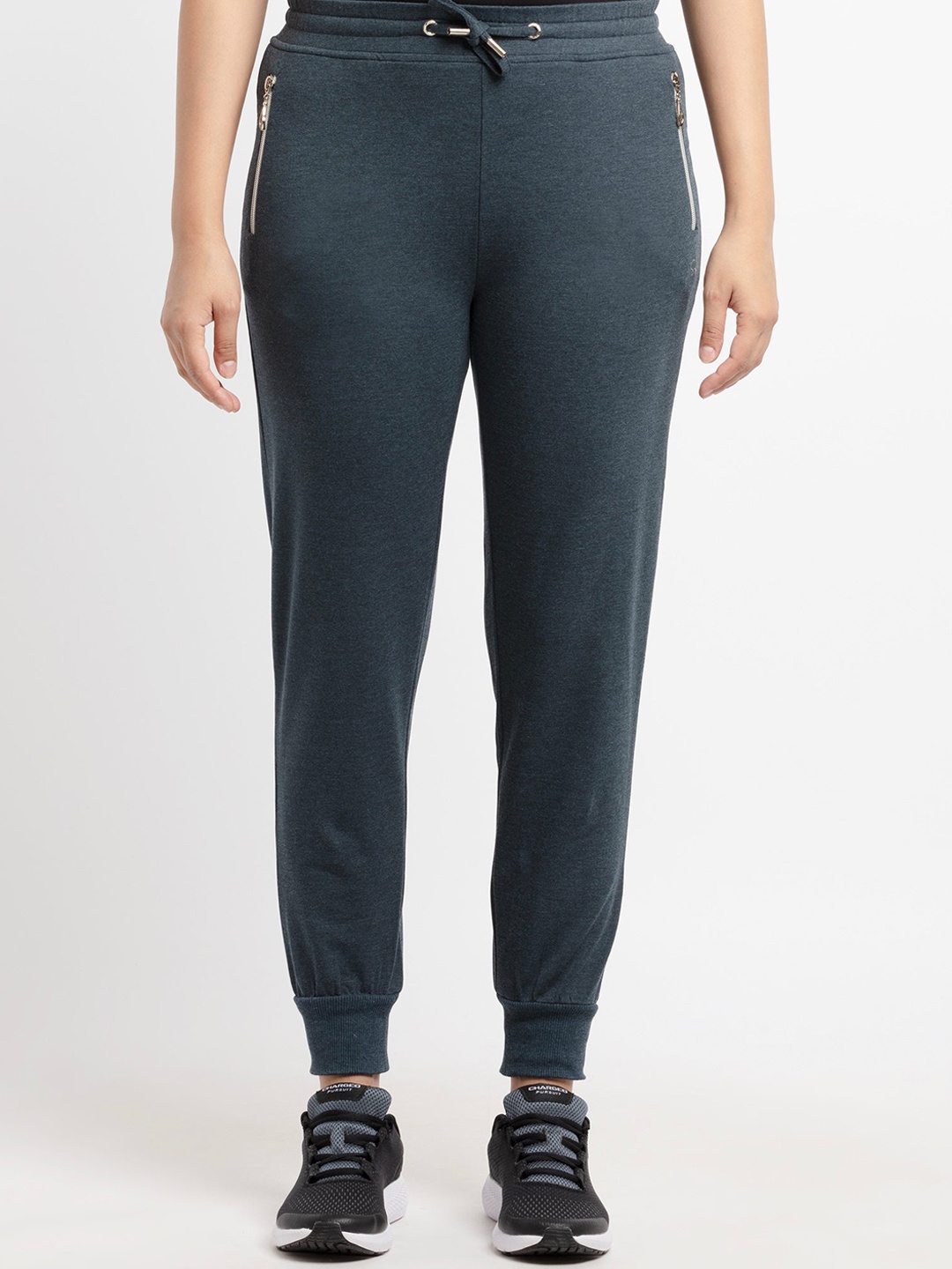 

Status Quo Women Blue Solid Joggers
