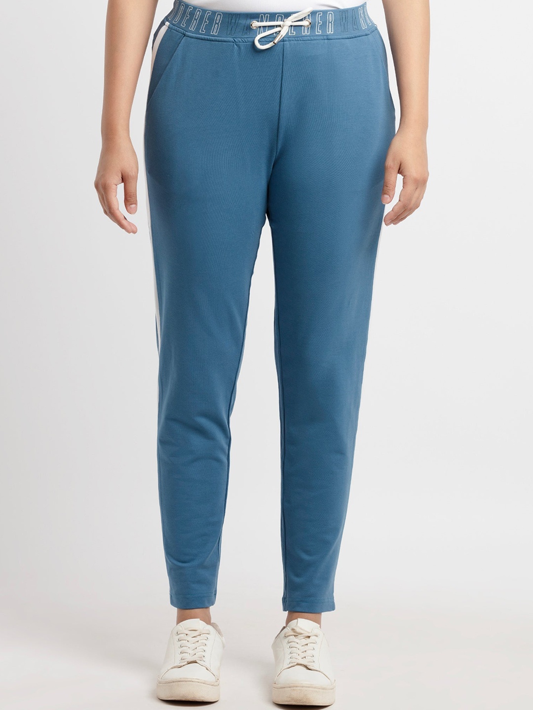 

Status Quo Women Blue Solid Track Pants