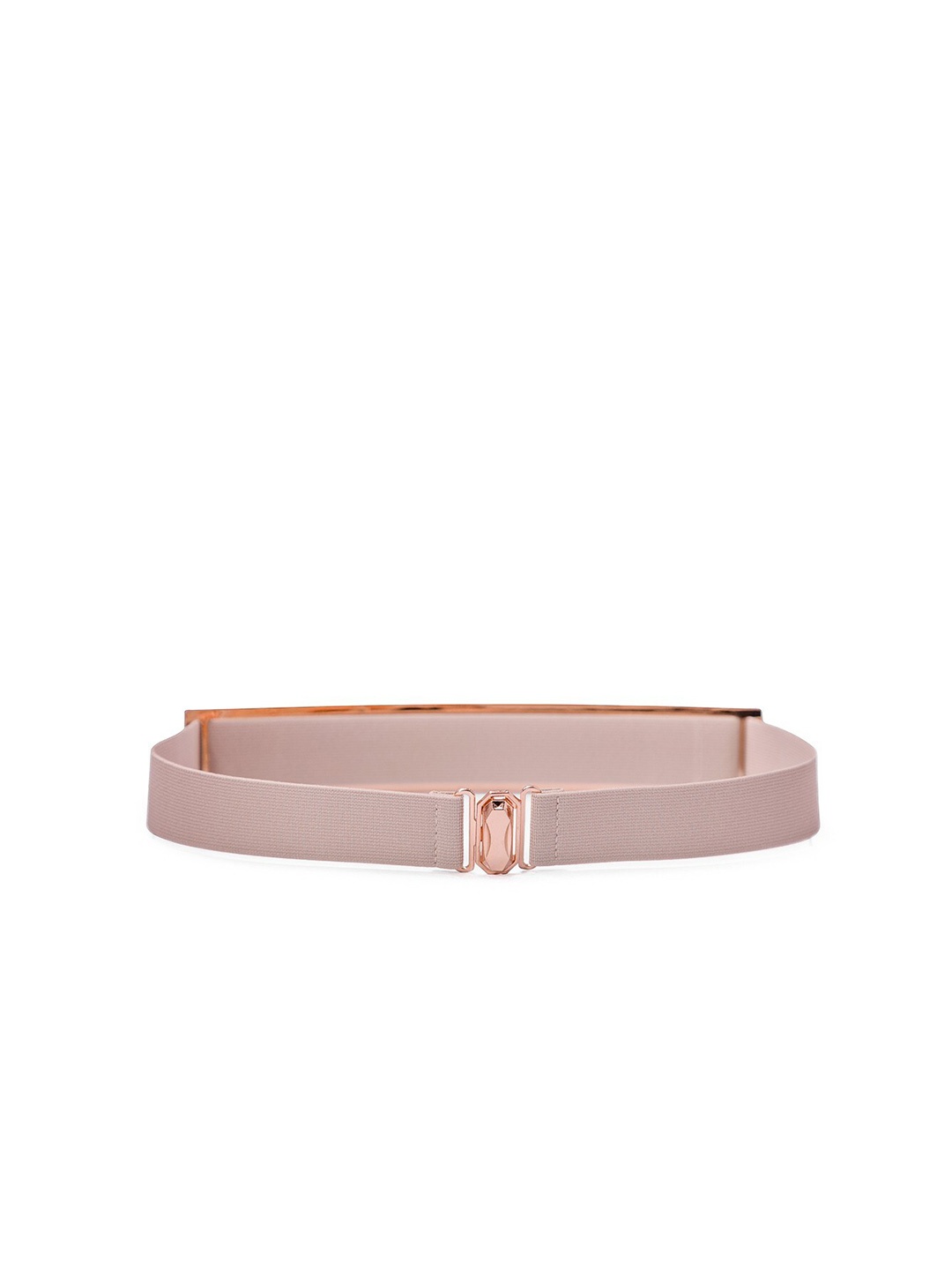 

BANGE Women Beige Leather Stretchable Belt