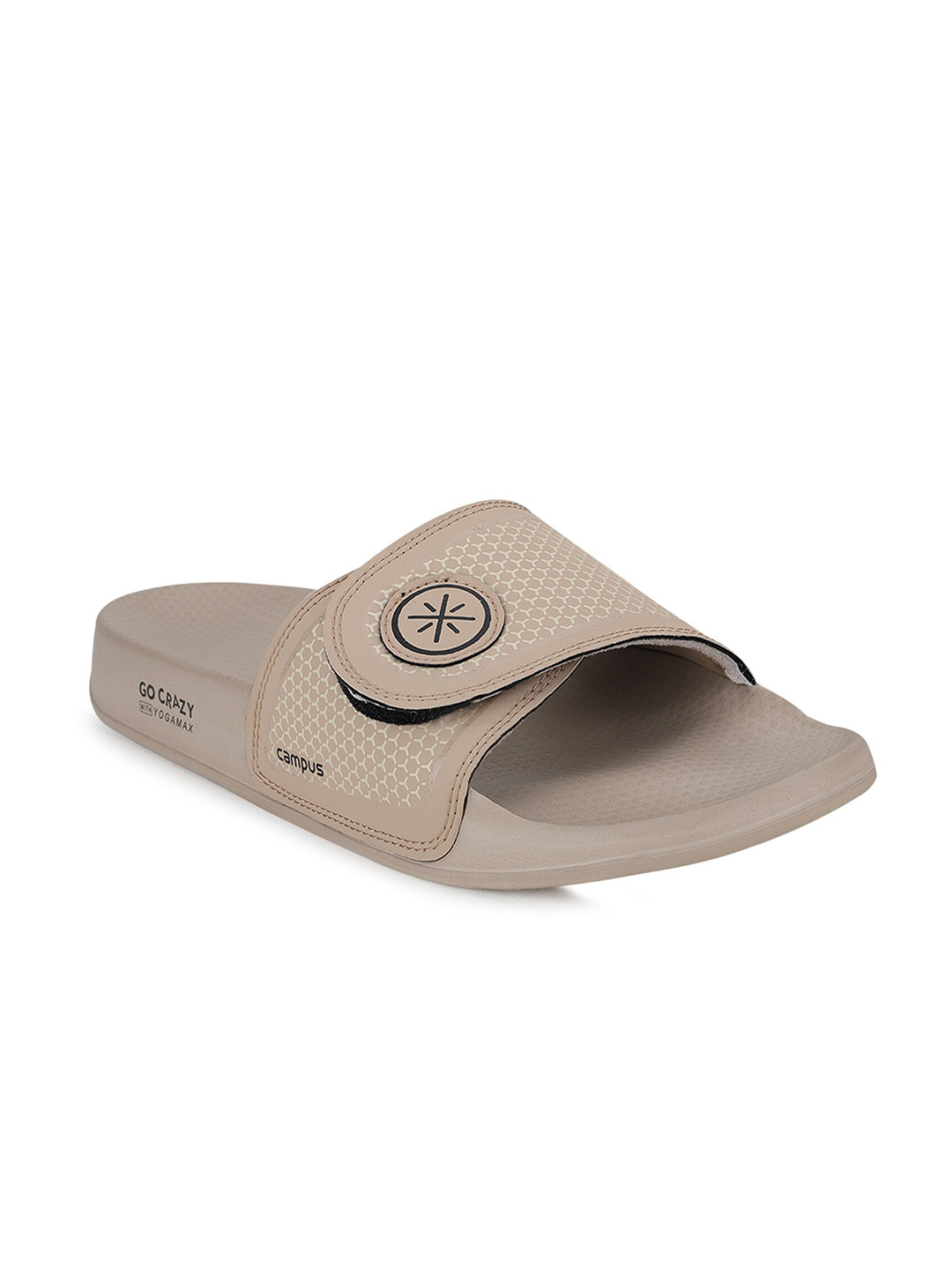 

Campus Men Beige Sliders