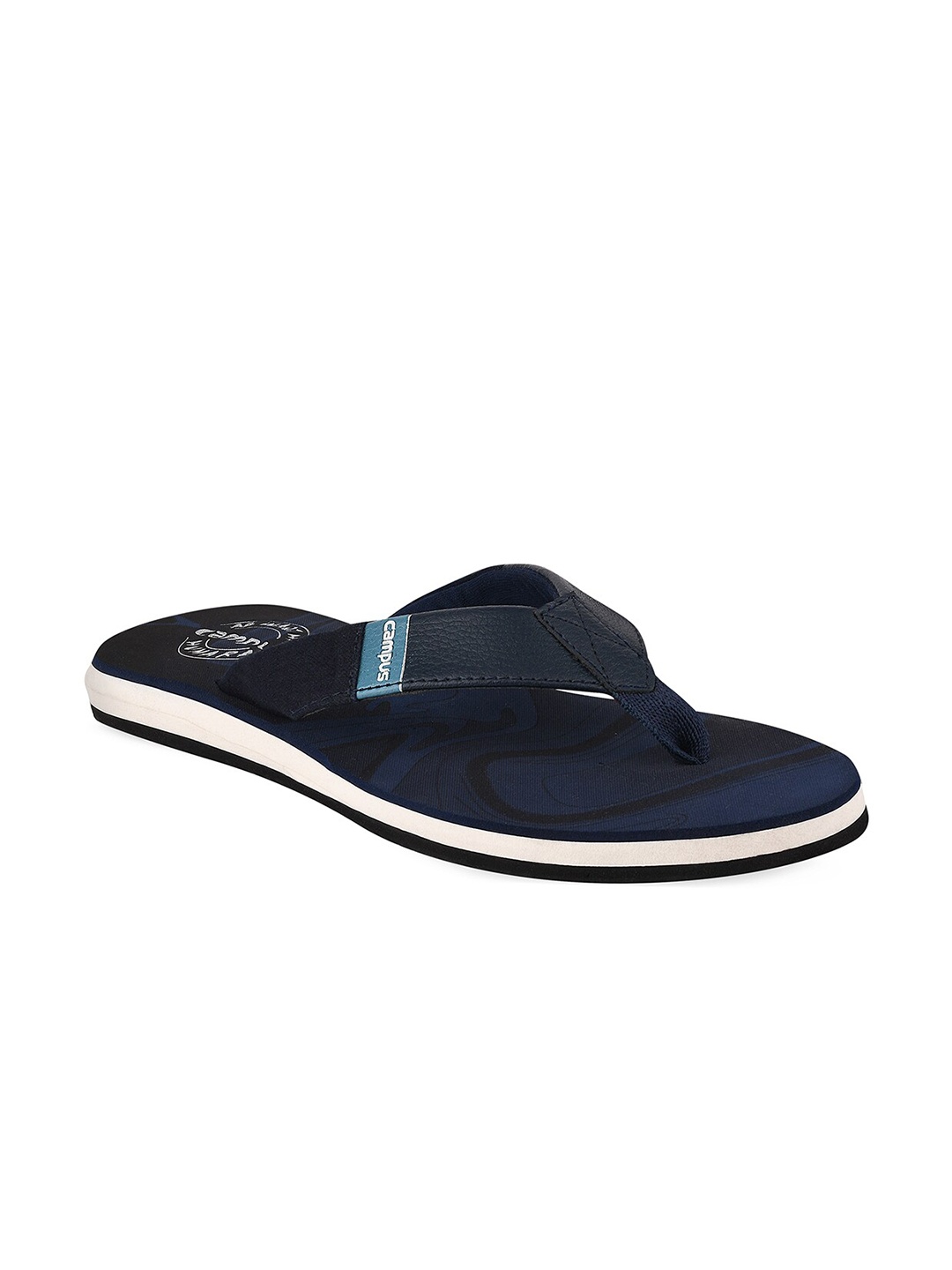 

Campus Men Navy Blue Thong Flip-Flops