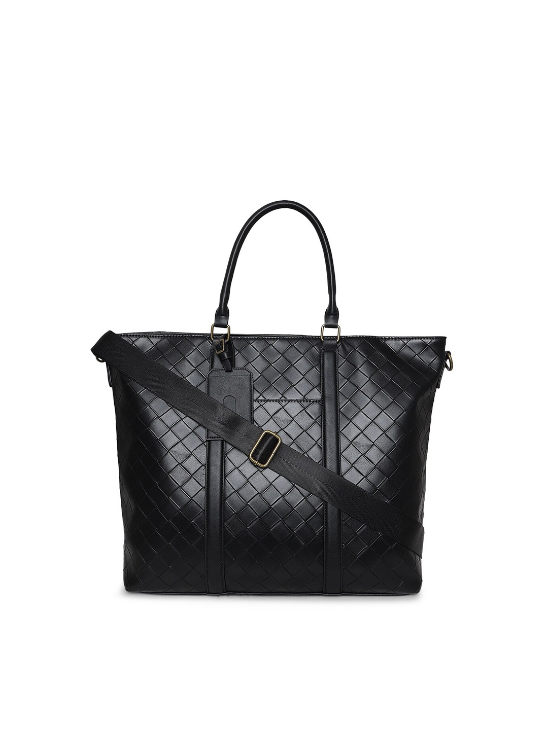 

ALDO Black Textured Swagger Handheld Bag