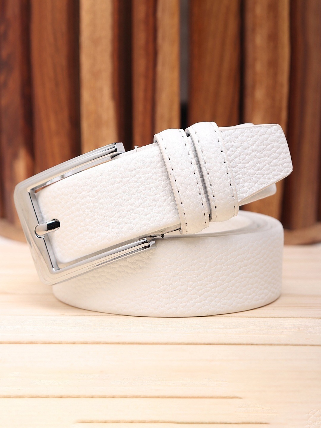 

Kastner Men White Solid Belt