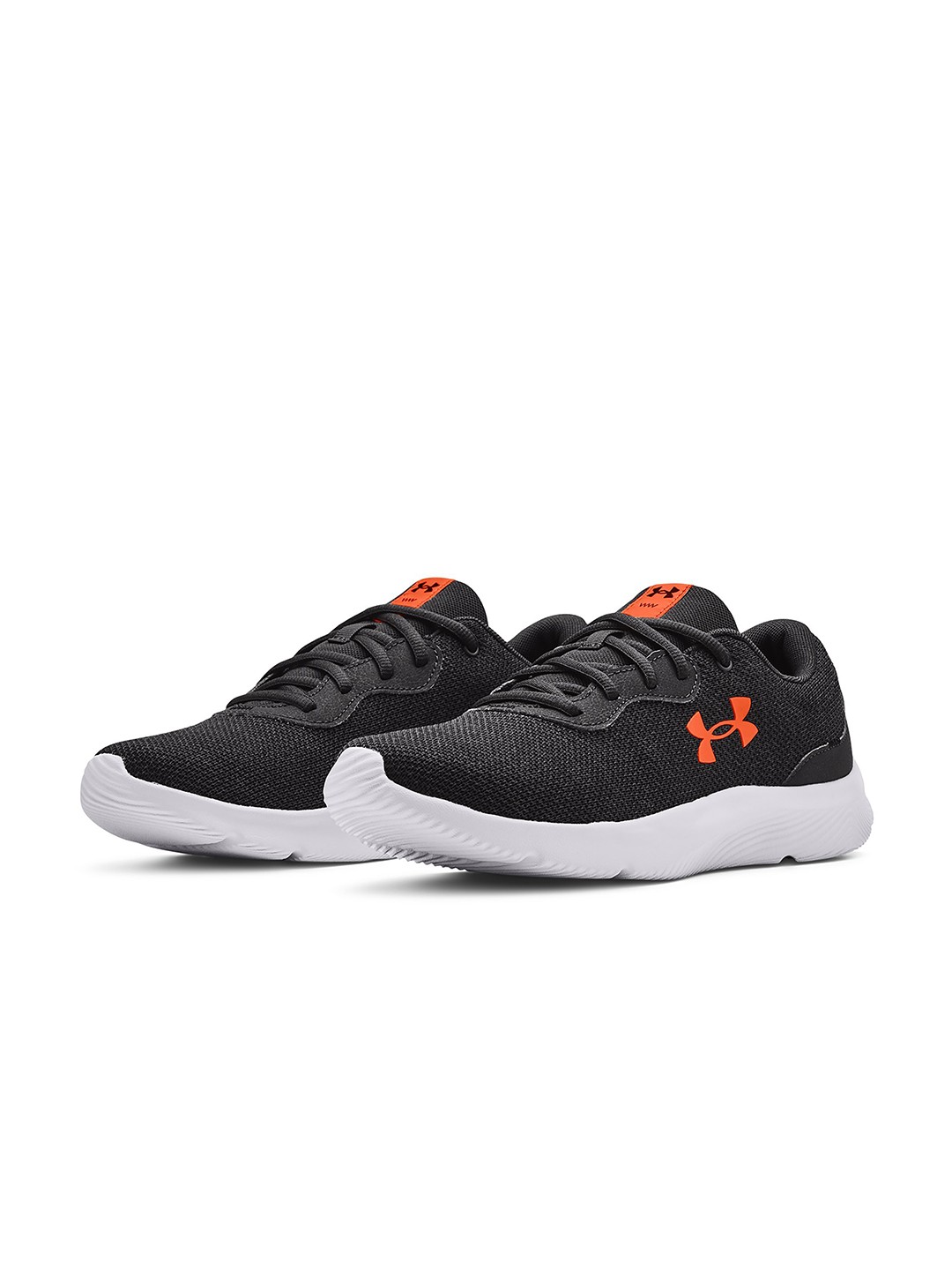 

UNDER ARMOUR Men Charcoal Grey Woven Design Mojo 2 Running Shoes
