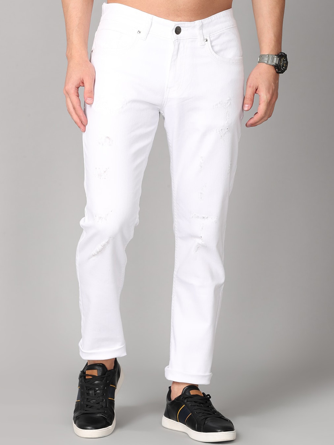 

Jean Cafe Men White Jean Slim Fit Jeans