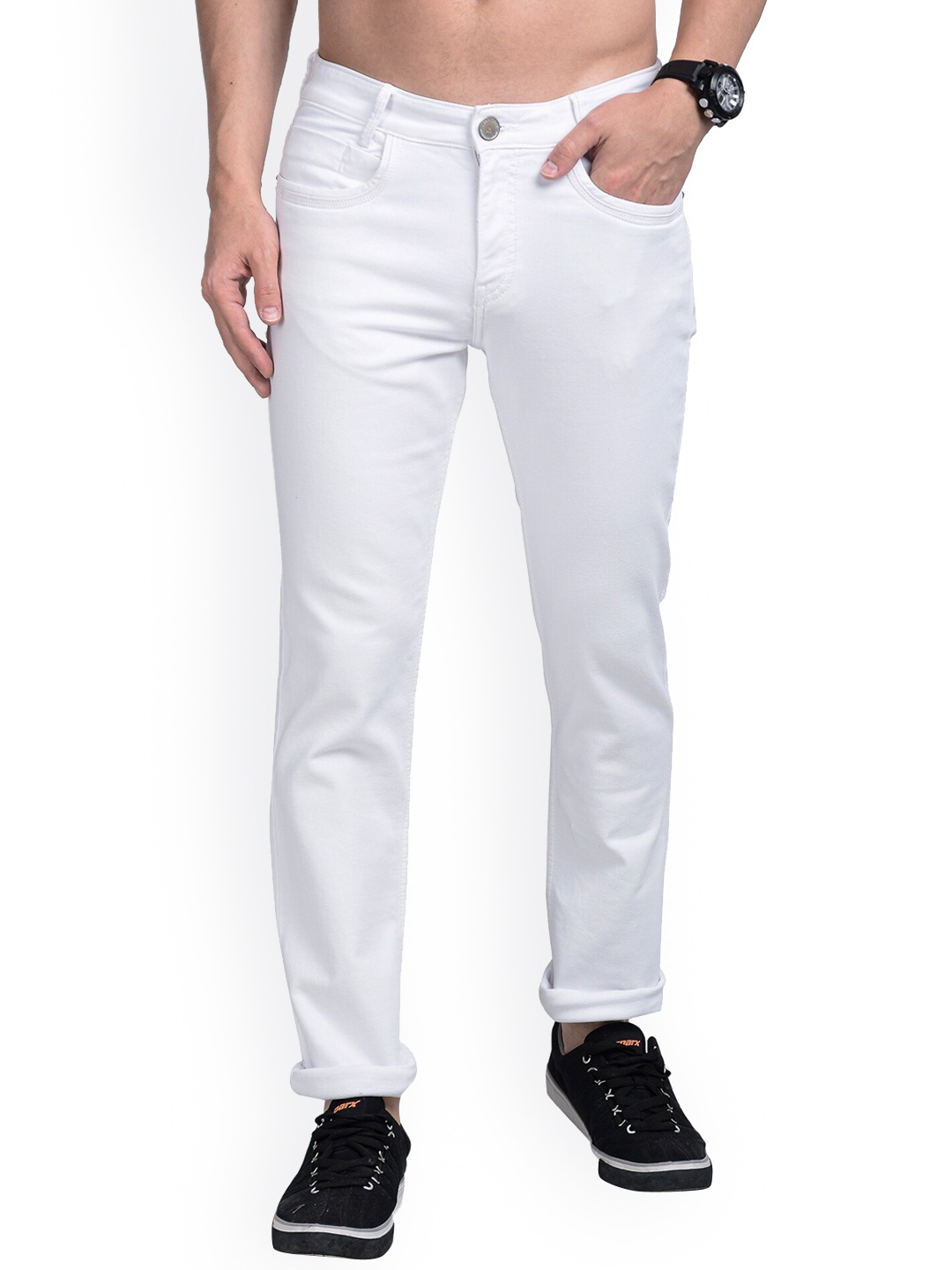 

Jean Cafe Men White Jean Slim Fit Jeans