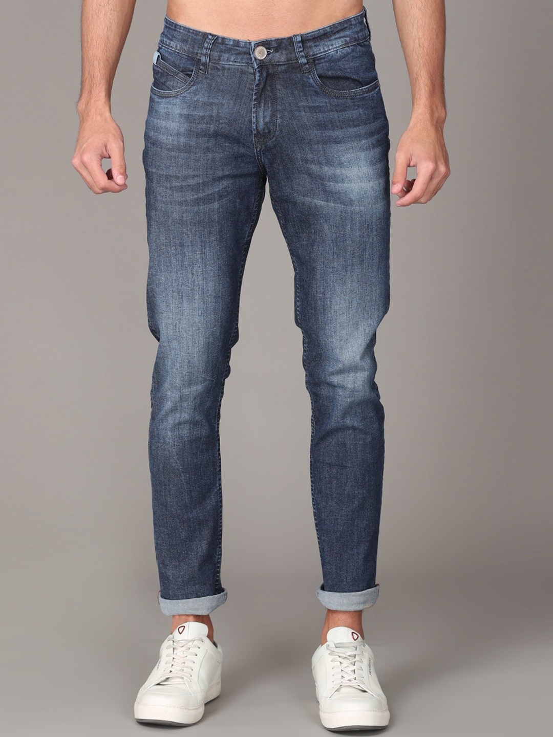 

Jean Cafe Men Blue Jean Slim Fit Light Fade Jeans
