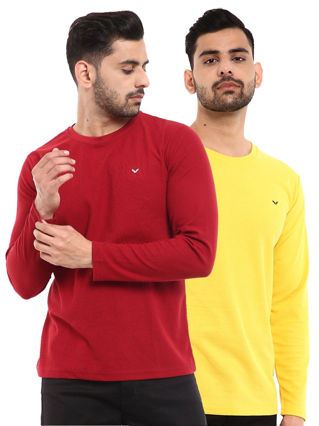 

V-Mart Men Pack of 2 Tshirt, Red