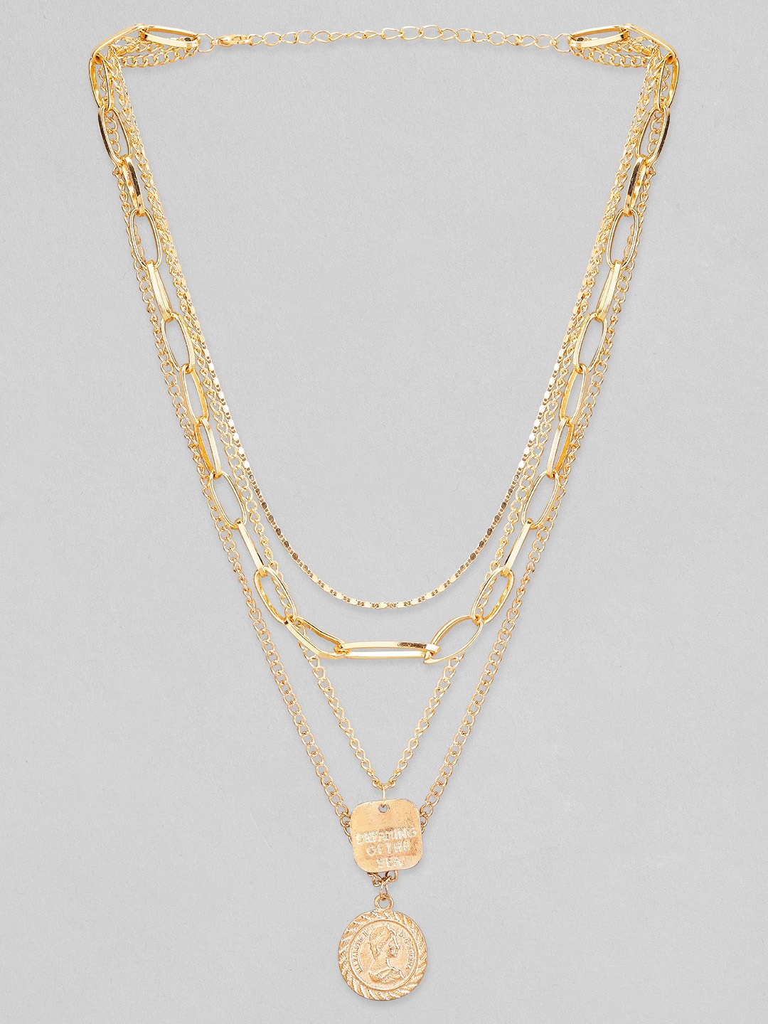 

TOKYO TALKIES X rubans FASHION ACCESSORIES 24k Gold-Plated Layered Chain