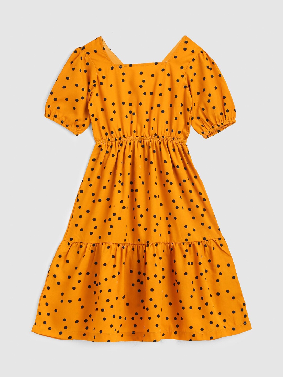 

YK Yellow Crepe Dress