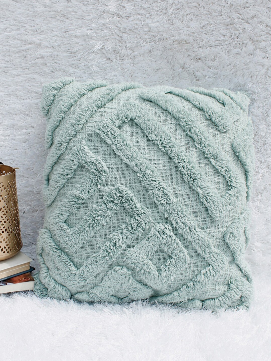 

AVI Living Green Square Cushion Covers
