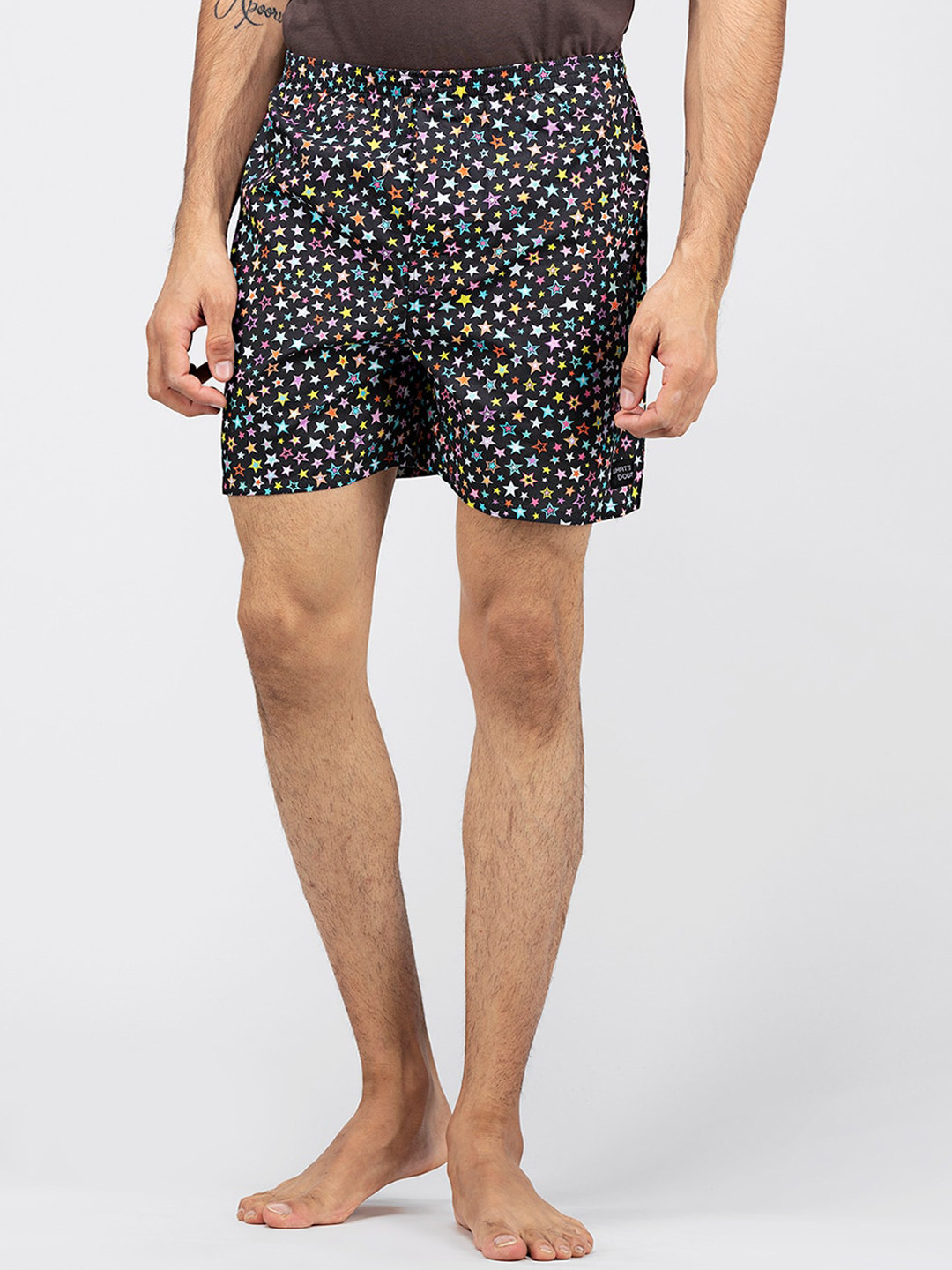

wHAT'S DOwn Men Assorted Pure Cotton Boxer, Multi