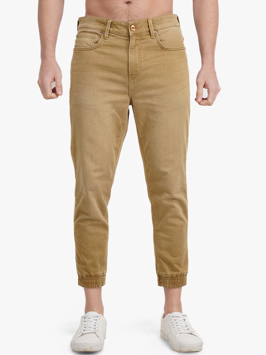 

United Colors of Benetton Men Khaki Jeans