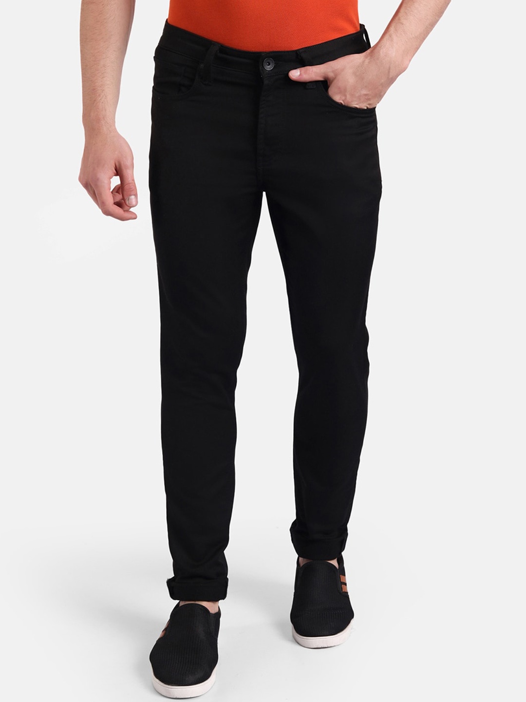 United Colors of Benetton Men Black Skinny Fit Jeans