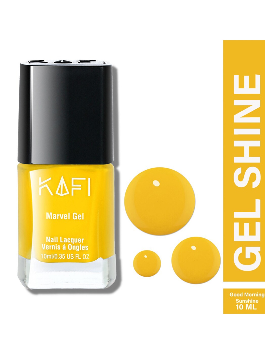 

KAFI Shine PRO Long Lasting Marvel Gel Nail Lacquer - Good Morning Sunshine, Yellow