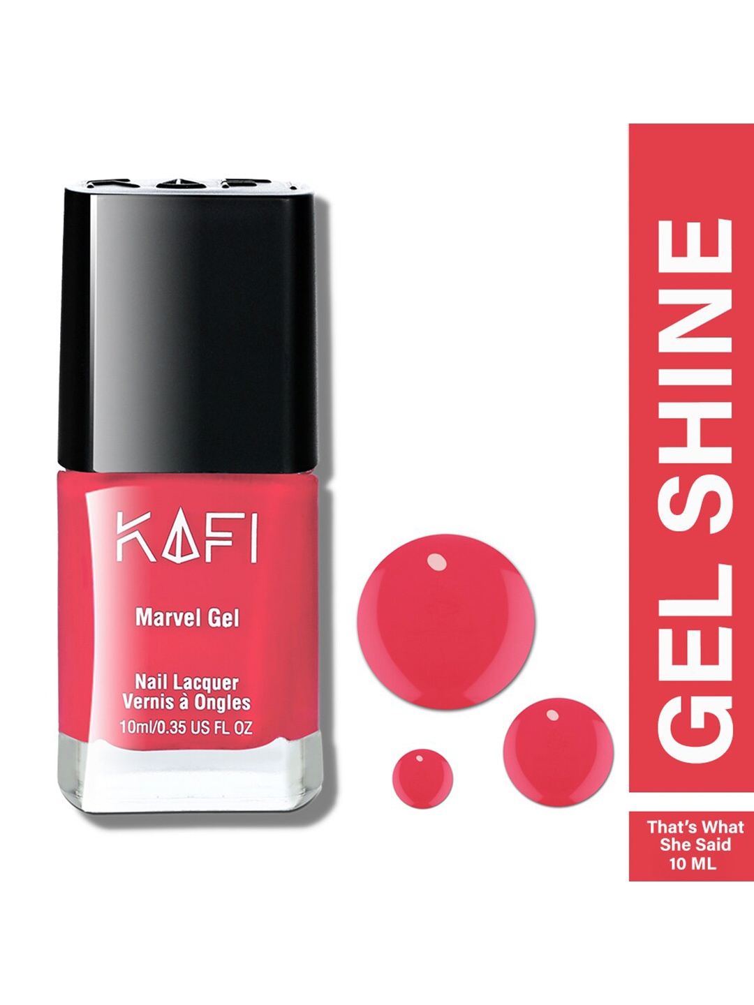 

KAFI Shine PRO Long Lasting Marvel Gel Nail Lacquer - Thats What She Said, Coral