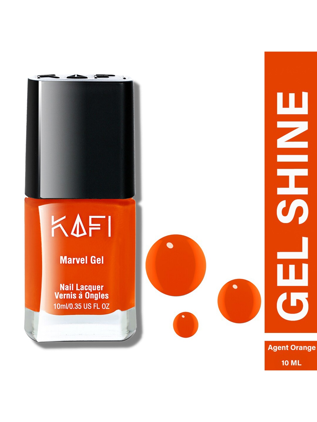 

KAFI Shine PRO Long Lasting Marvel Gel Nail Lacquer - Agent Orange