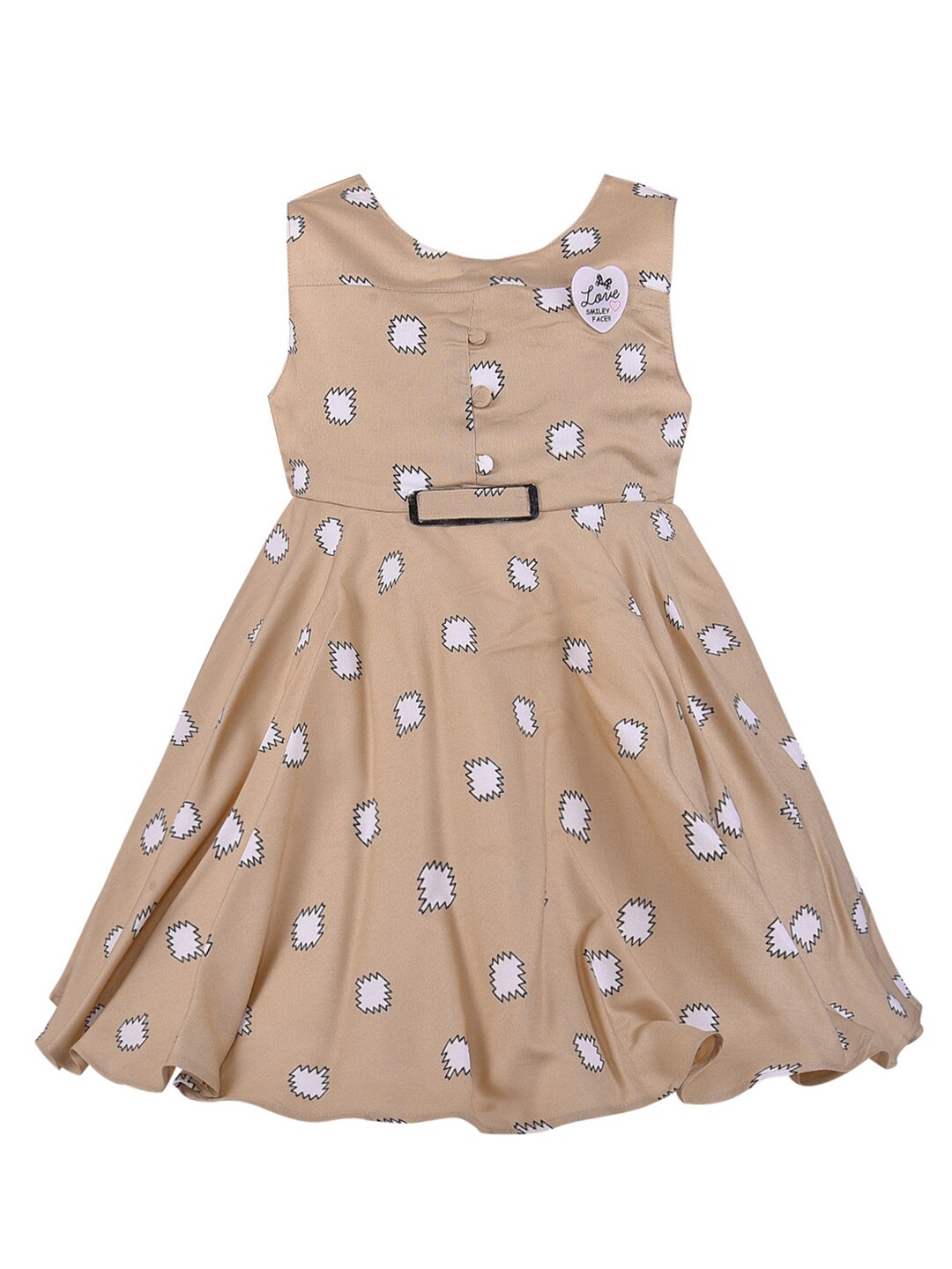 

Wish Karo Brown & Off White Dress