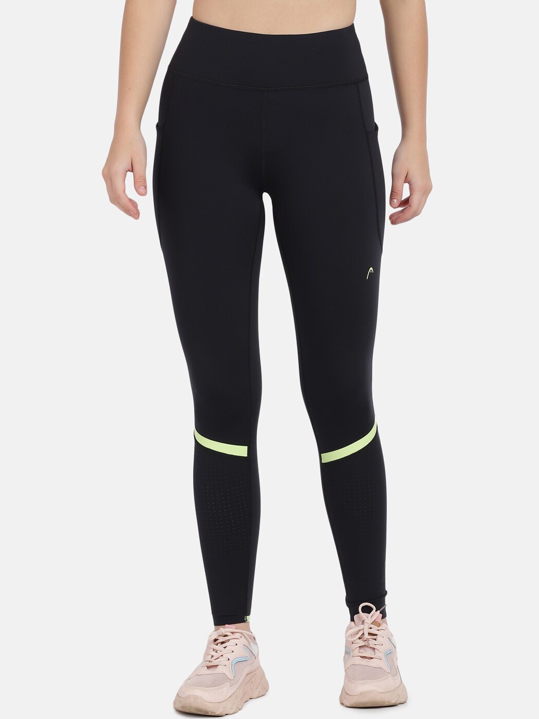 

Head Women Black Solid Ankle-Length Tights