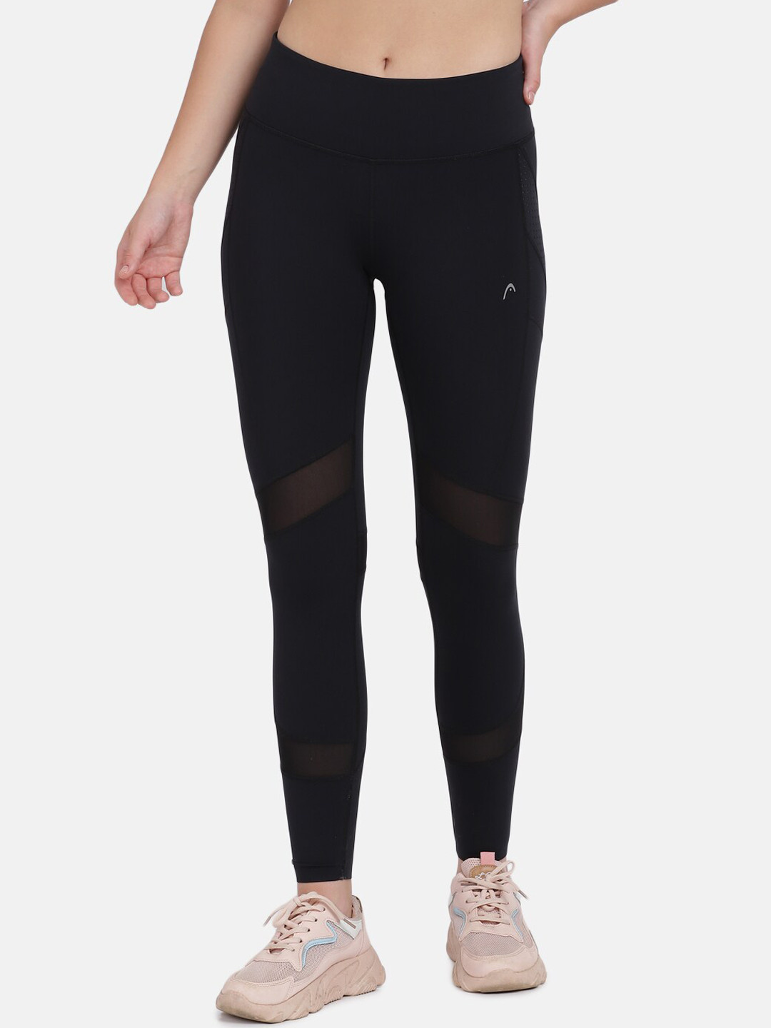 

Head Women Black Solid Ankle Length Tights