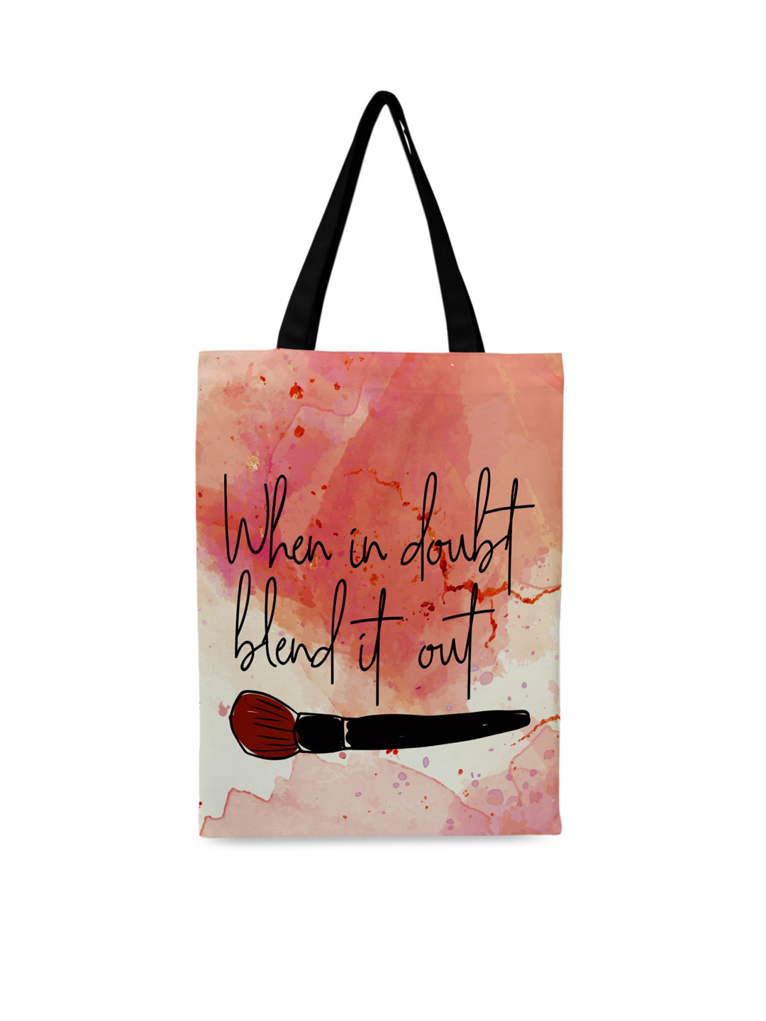 

Crazy Corner Pink Printed Shopper Tote Bag