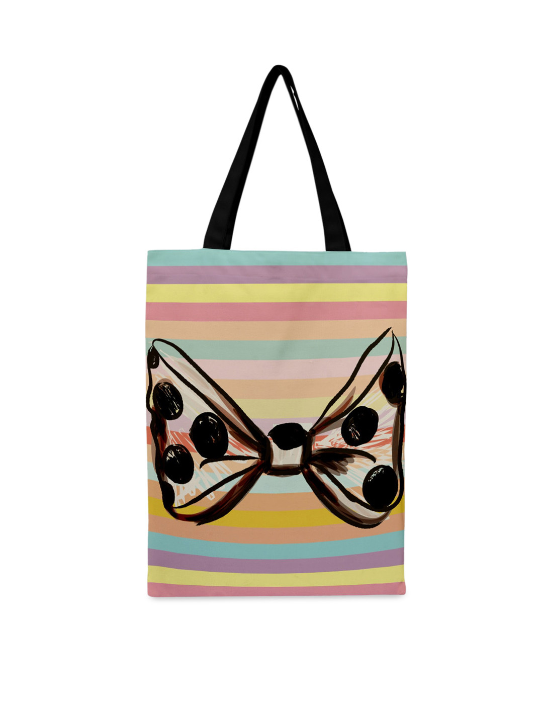 

Crazy Corner Multicoloured Printed Structured Tote Bag, Multi