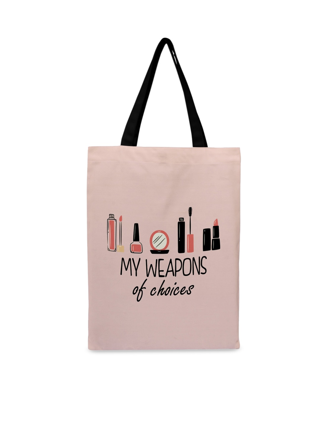 

Crazy Corner Women Pink Printed Shopper Tote Bag