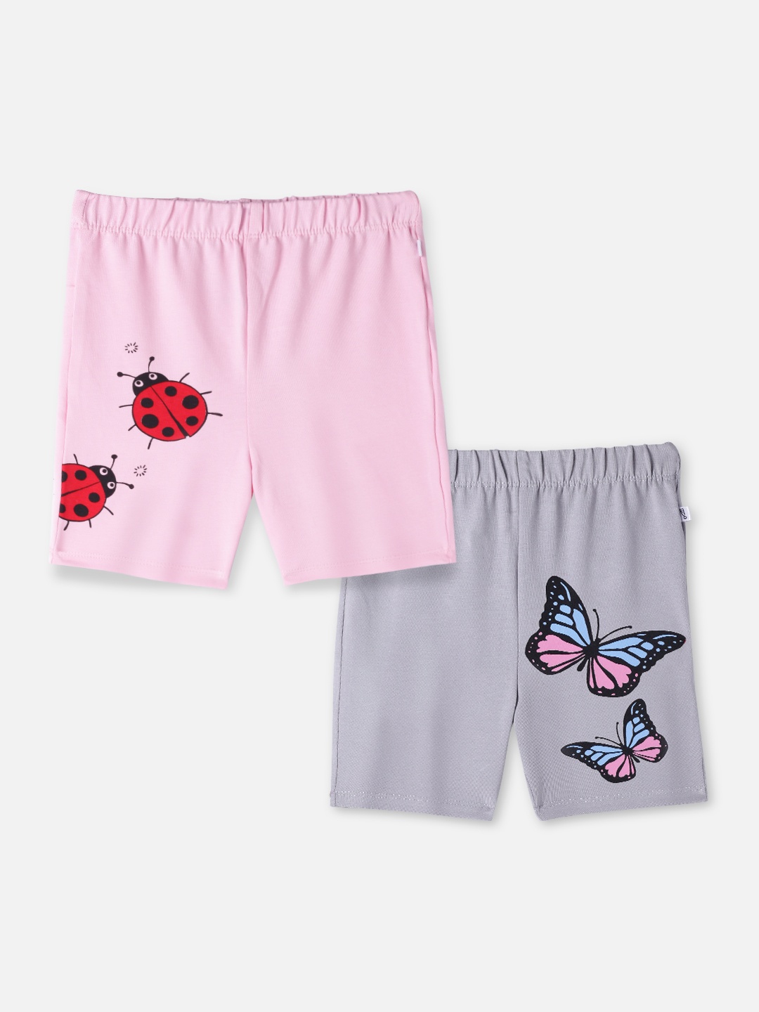 

You Got Plan B Girls Multicoloured Printed Cycling Shorts, Multi