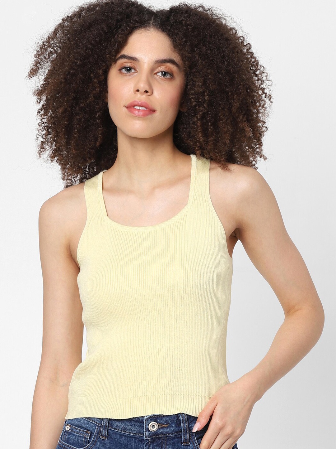 

ONLY Yellow Tank Top