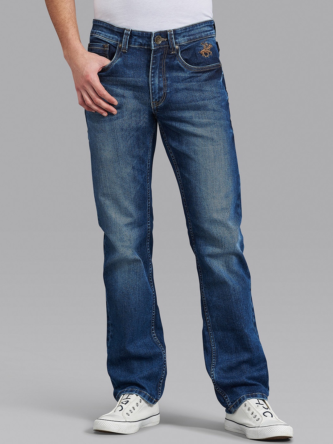 

Beverly Hills Polo Club Men Blue Slim Fit Light Fade Stretchable Jeans