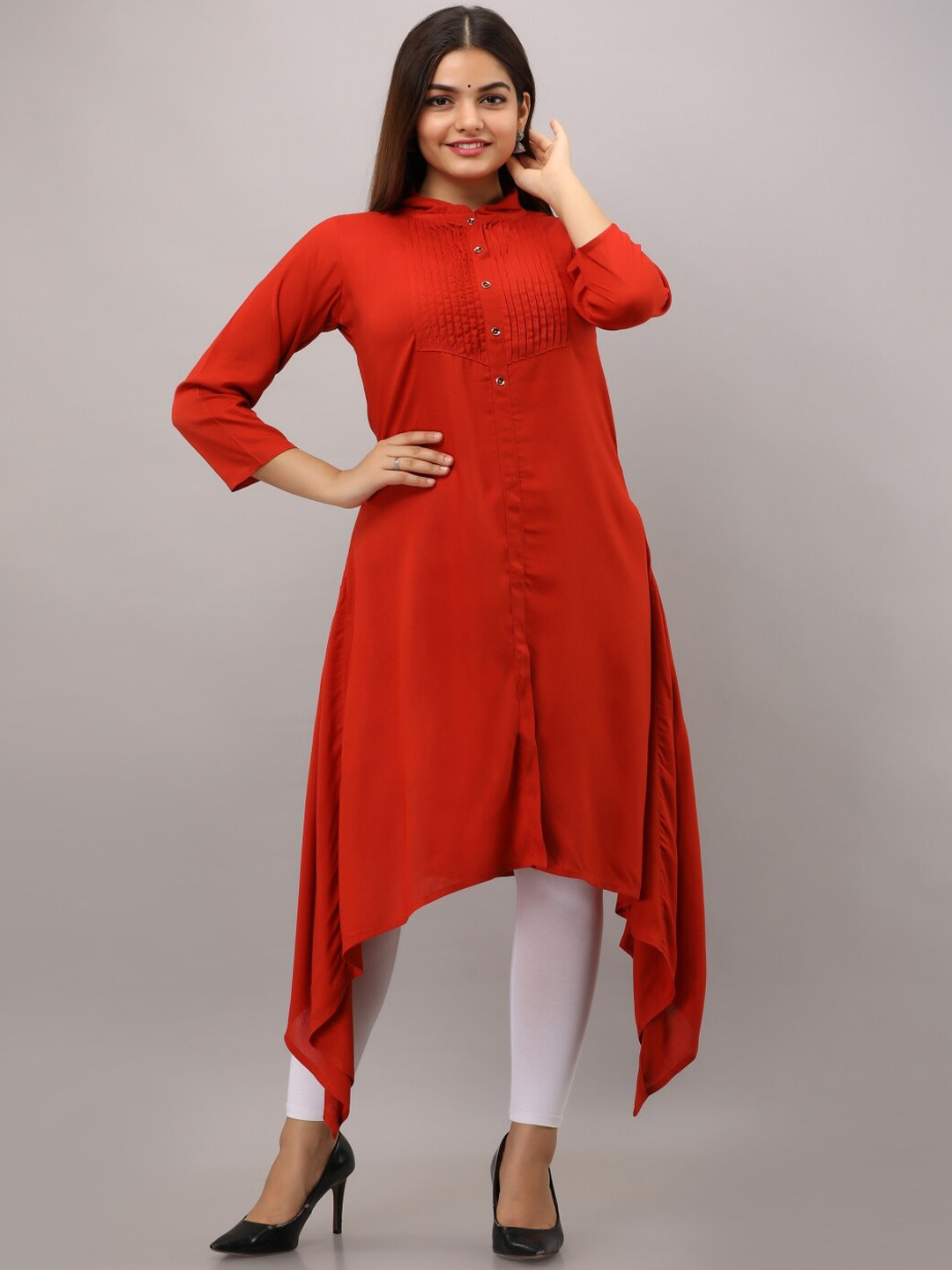 

Maishi Women Red Kurta