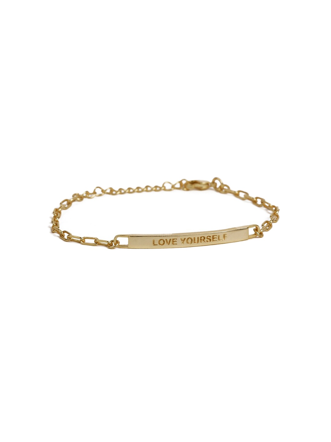 

STILSKII Unisex Gold-Plated Brass Charm Bracelet
