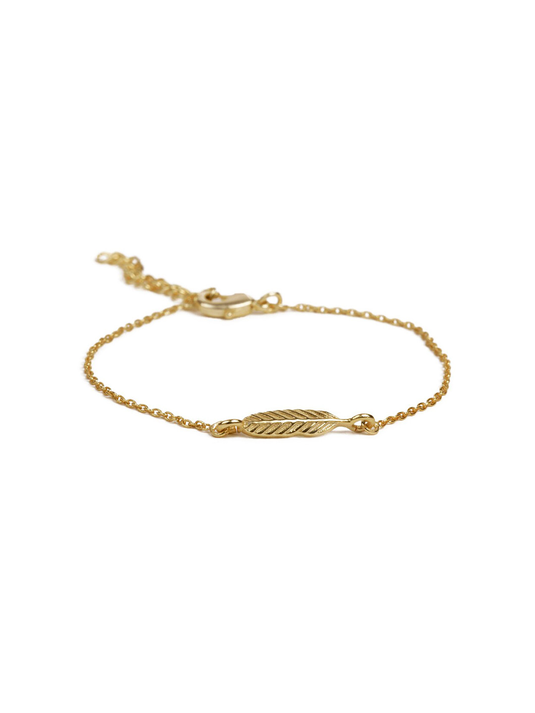 

STILSKII Unisex Gold-Toned Brass Gold-Plated Charm Bracelet